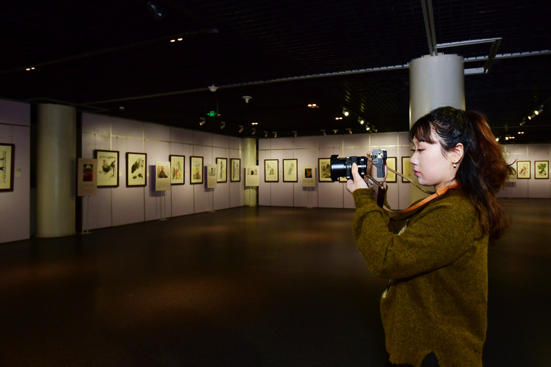 “灿若繁花 癸卯大吉—中国书画名家作品展”现场