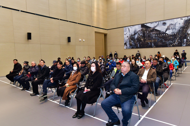 “‘脱贫故事绘’系列连环画展览”（天津滨海站）开幕式现场